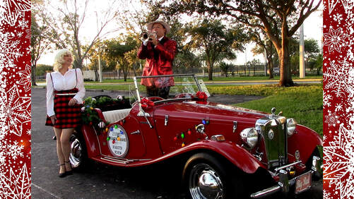 Christmas Carolers for hire, Holiday Entertainers for hire, Holiday Show on Wheels, Holiday Show Band on Wheels, Orlando, Sarasota, St. Petersburg, Leesburg, Lakeland, Maitland Winter Garden, Celebration, Florida